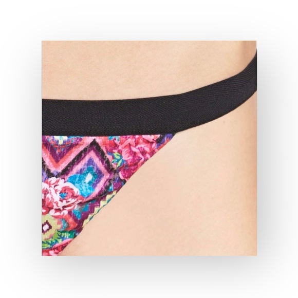 new Beach Bunny ❉ Mixed Pink Print Strawberry Fields ❉ Bikini Bottoms ❉ L XL - Picture 5 of 16